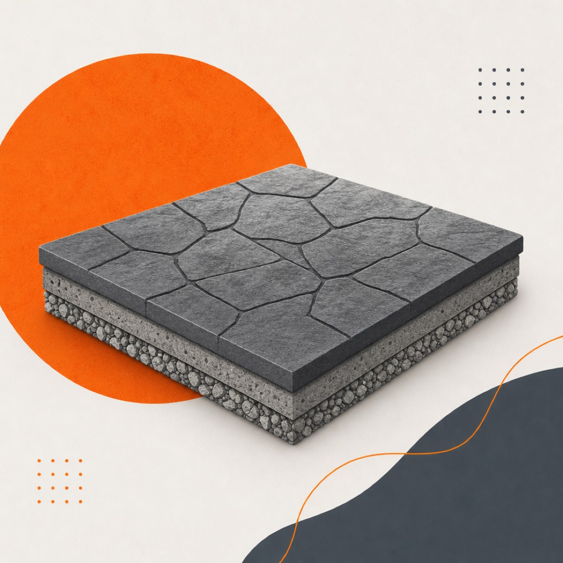 Stamped Overlay Versus Trowel Texture