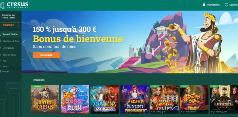 Cresus Casino : avis complet sur l’opérateur, bonus et services